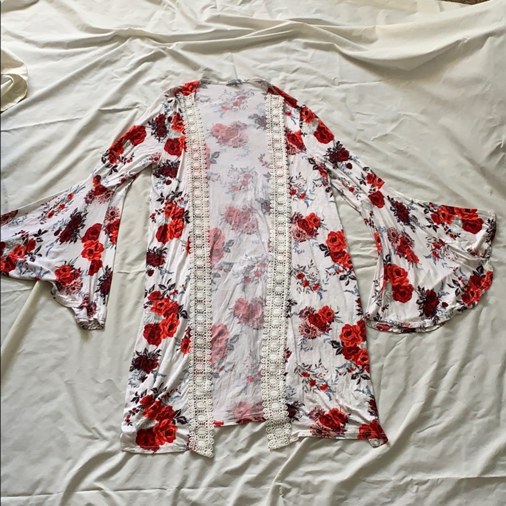 Floral cardigan